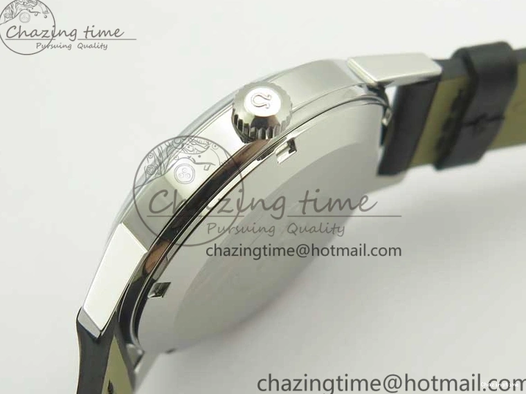 1226 Seamaster 30 1962 date SS TW Best Edition White Dial Silver Markers On Black Leather Strap MIYOTA Fashionable 8021